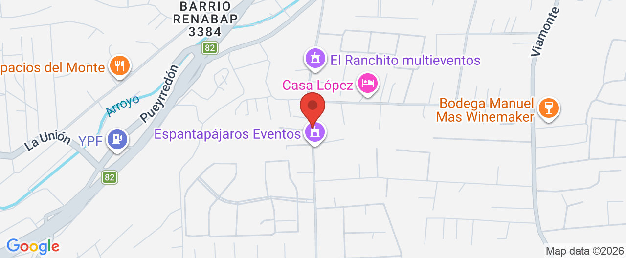 Mapa de la ubicación