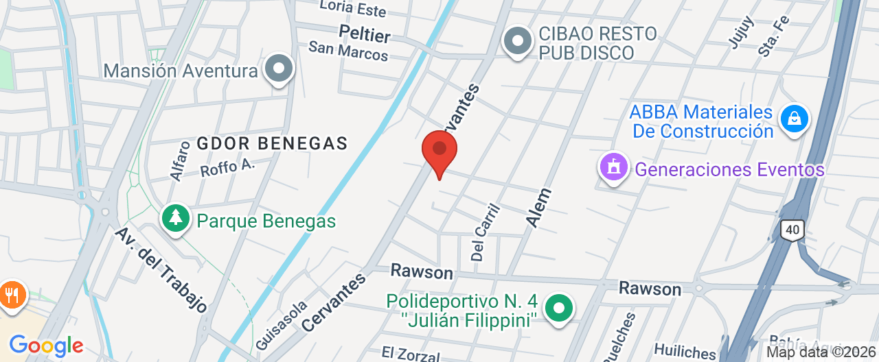 Mapa de la ubicación