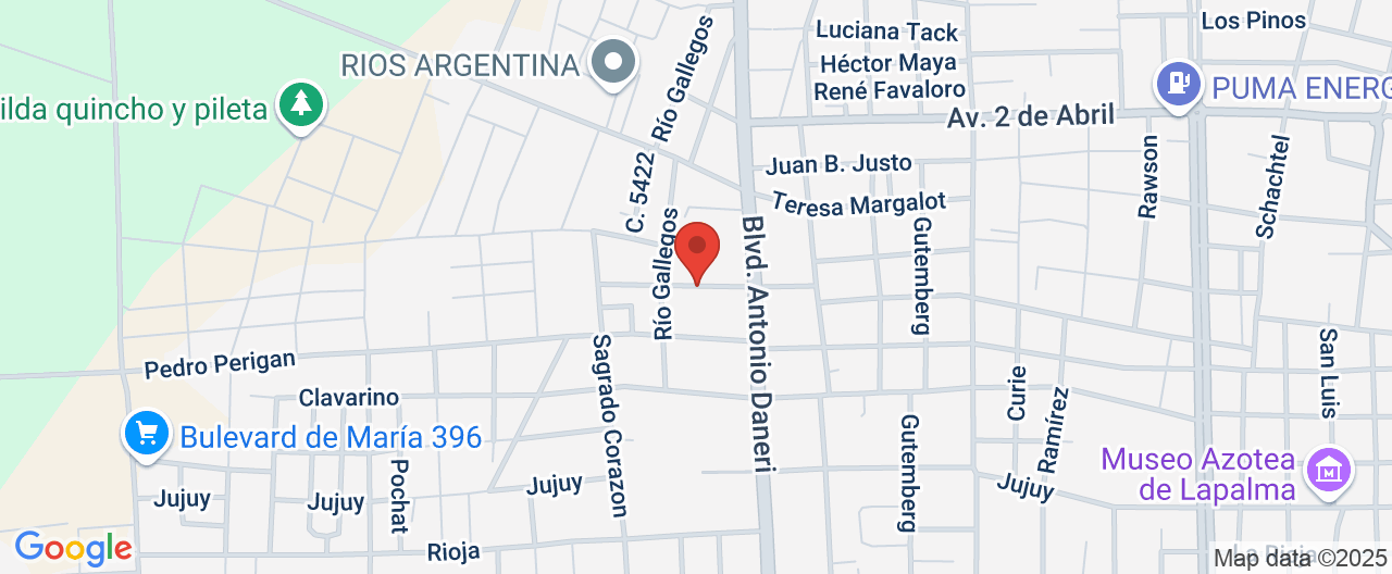 Mapa de la ubicación