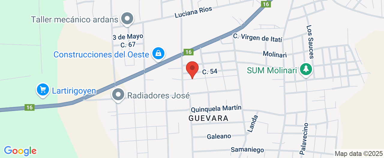 Mapa de la ubicación
