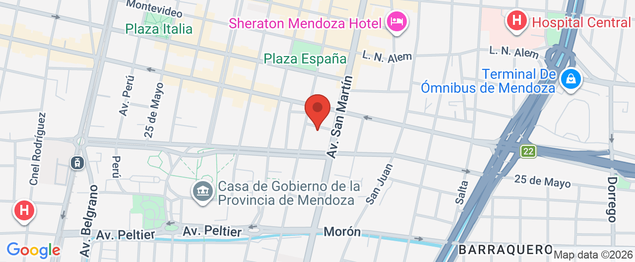 Mapa de la ubicación