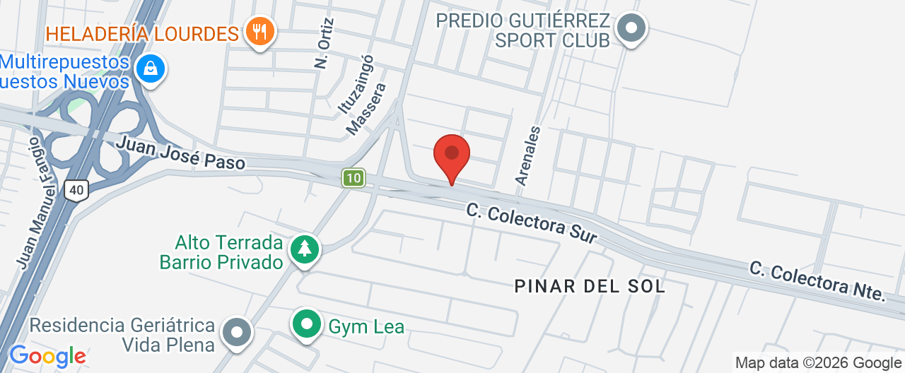 Mapa de la ubicación