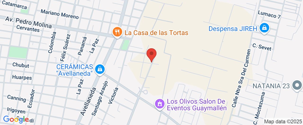 Mapa de la ubicación