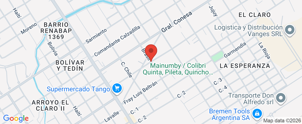Mapa de la ubicación