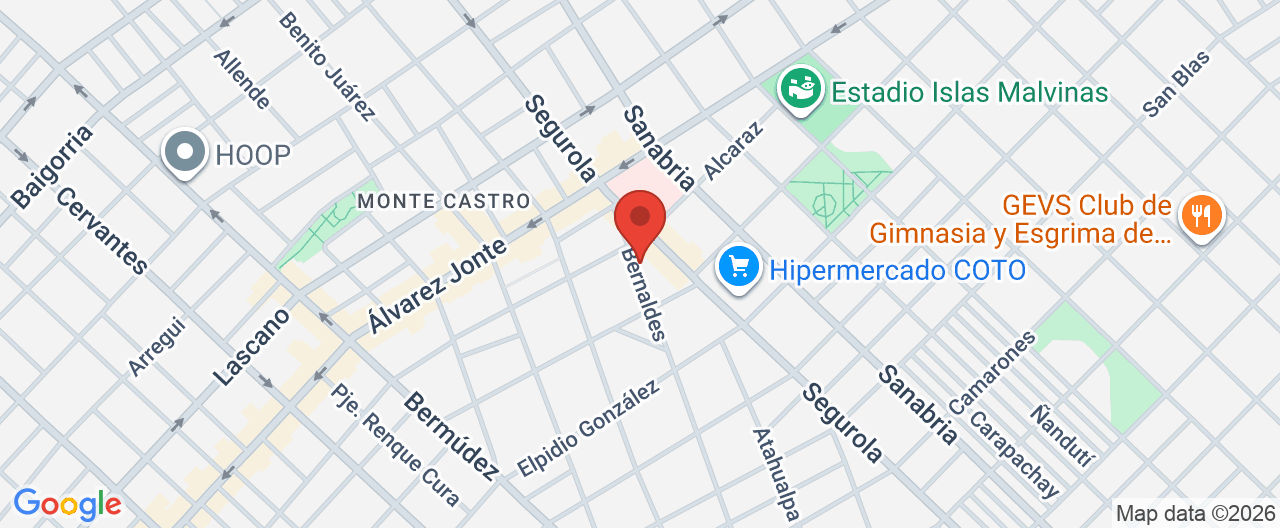 Mapa de la ubicación