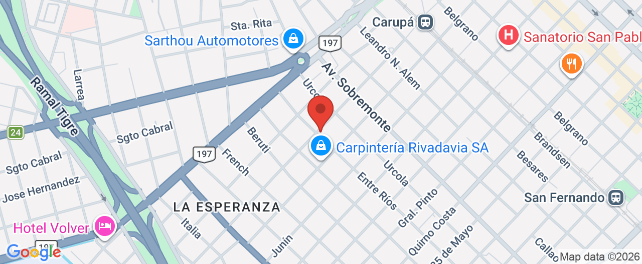 Mapa de la ubicación