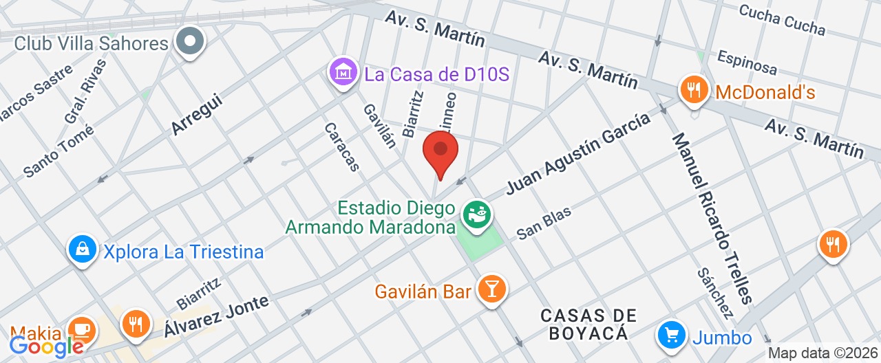 Mapa de la ubicación