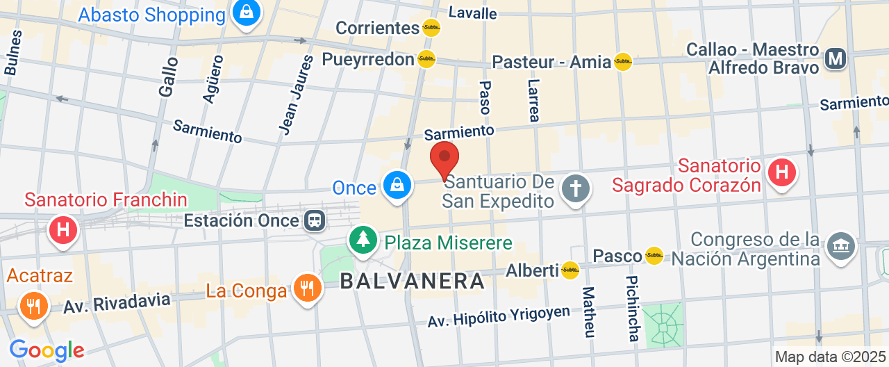 Mapa de la ubicación