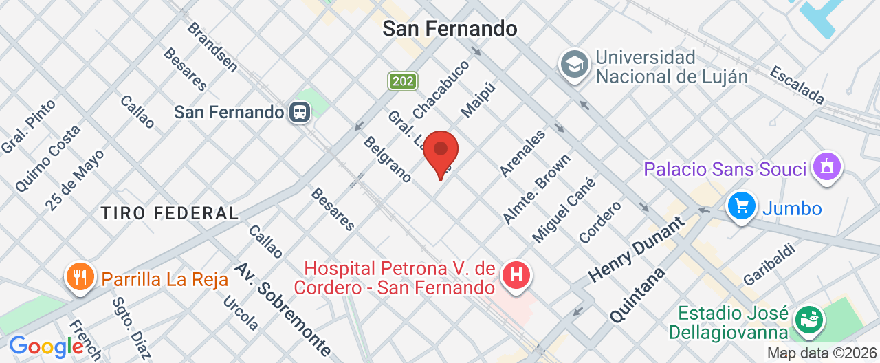 Mapa de la ubicación