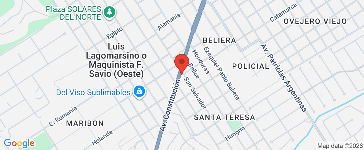 Mapa de la ubicación