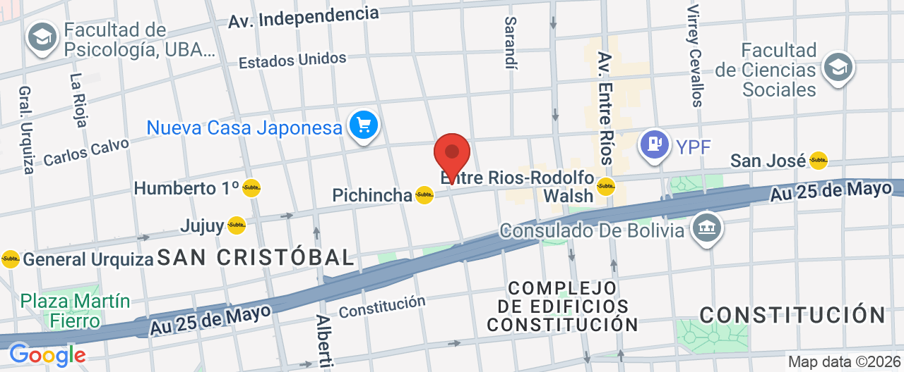 Mapa de la ubicación