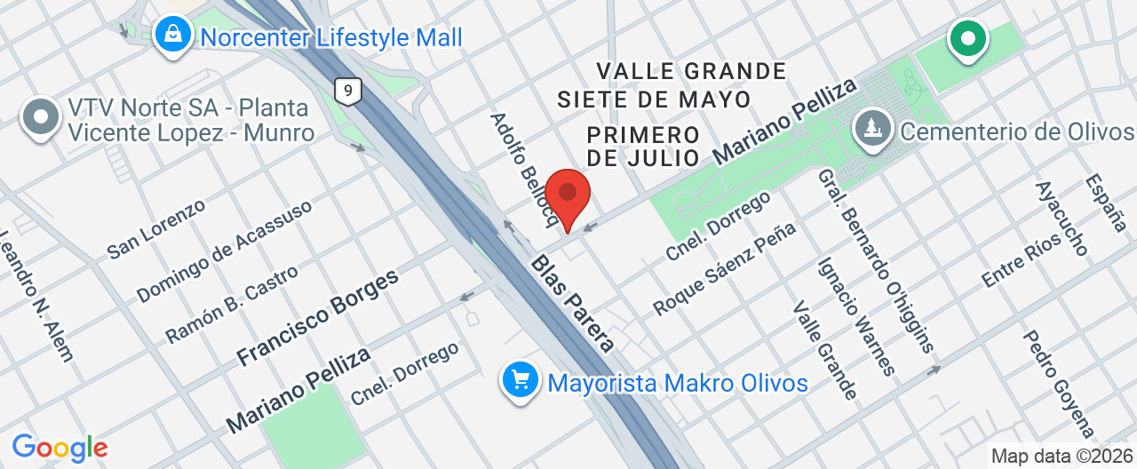 Mapa de la ubicación