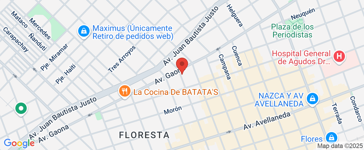 Mapa de la ubicación