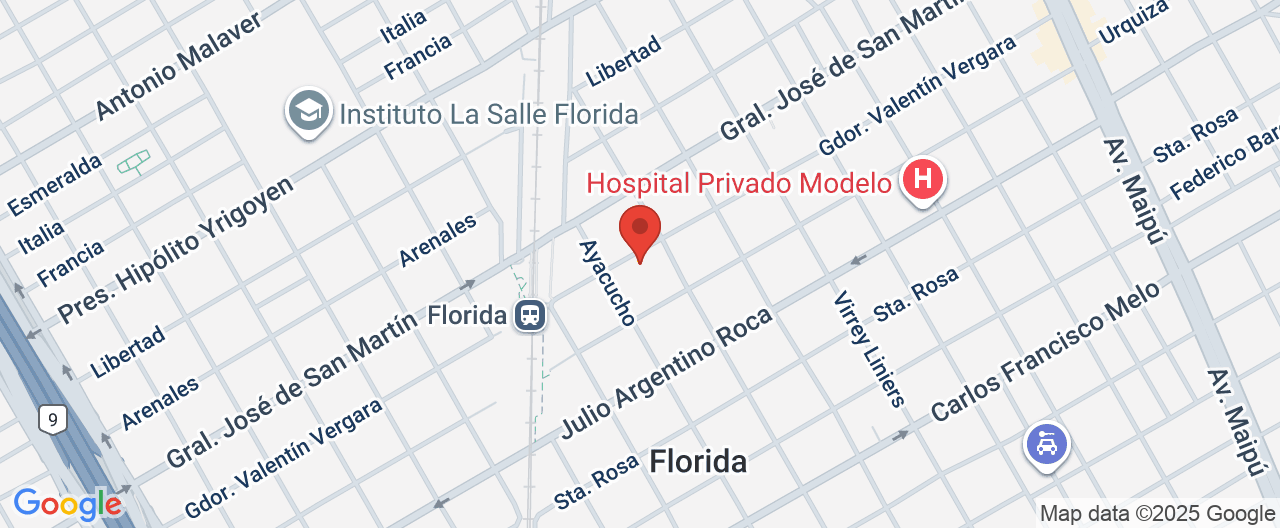 Mapa de la ubicación