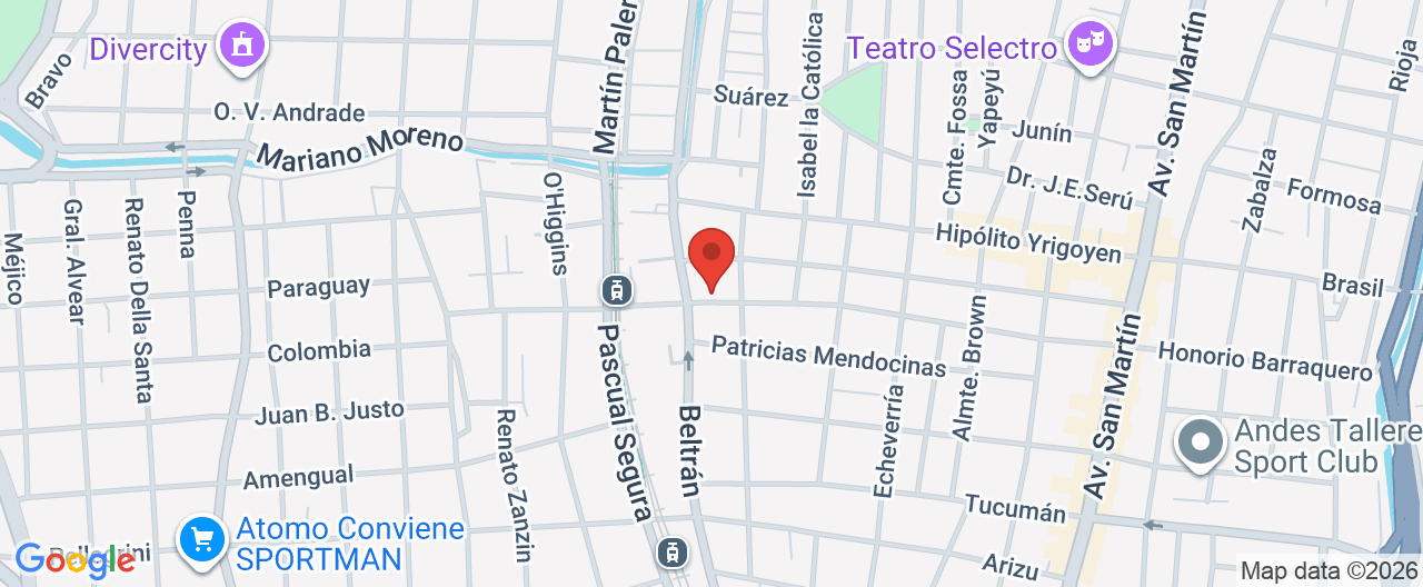 Mapa de la ubicación