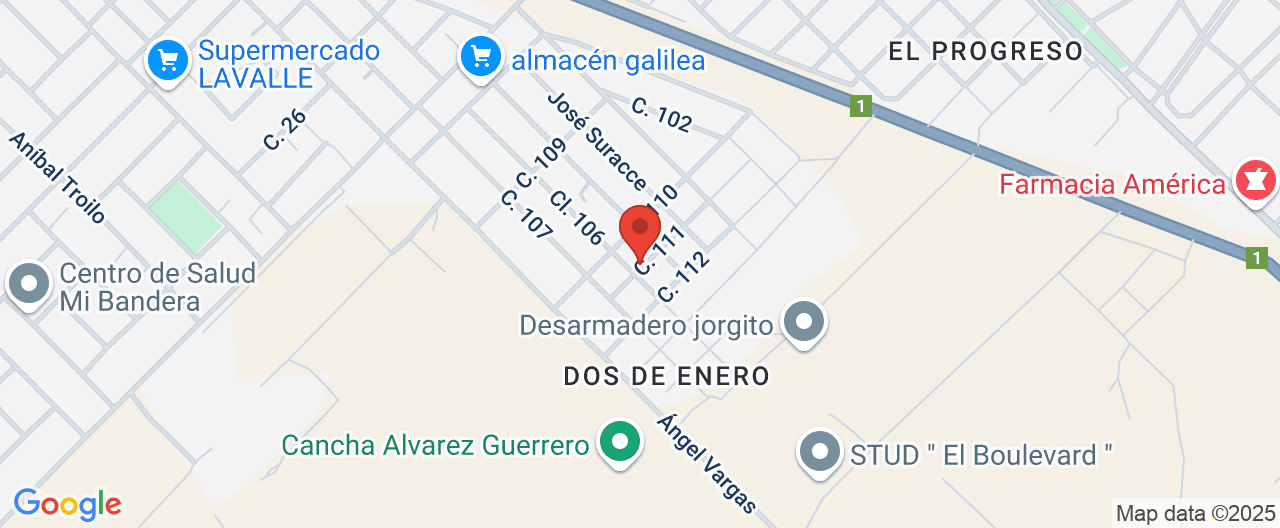 Mapa de la ubicación