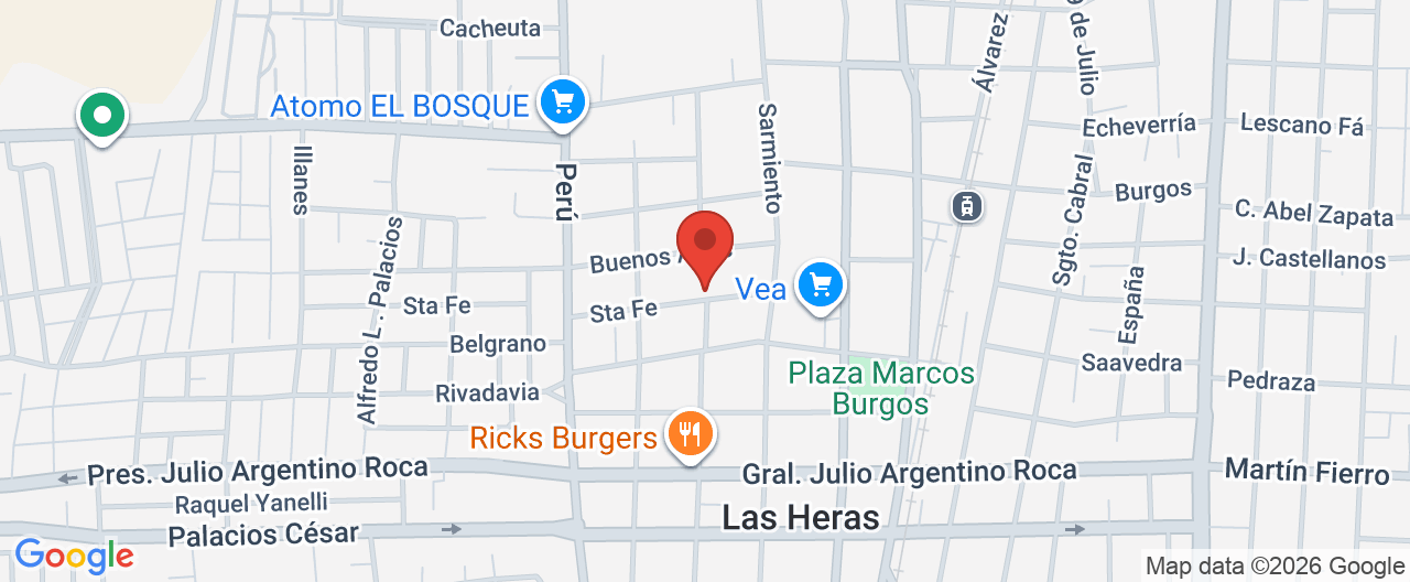 Mapa de la ubicación