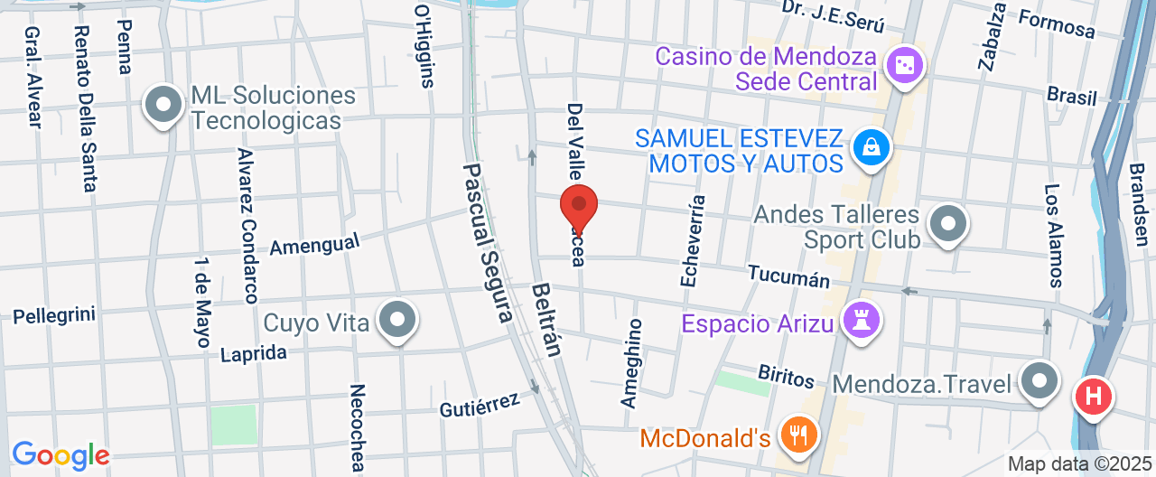 Mapa de la ubicación