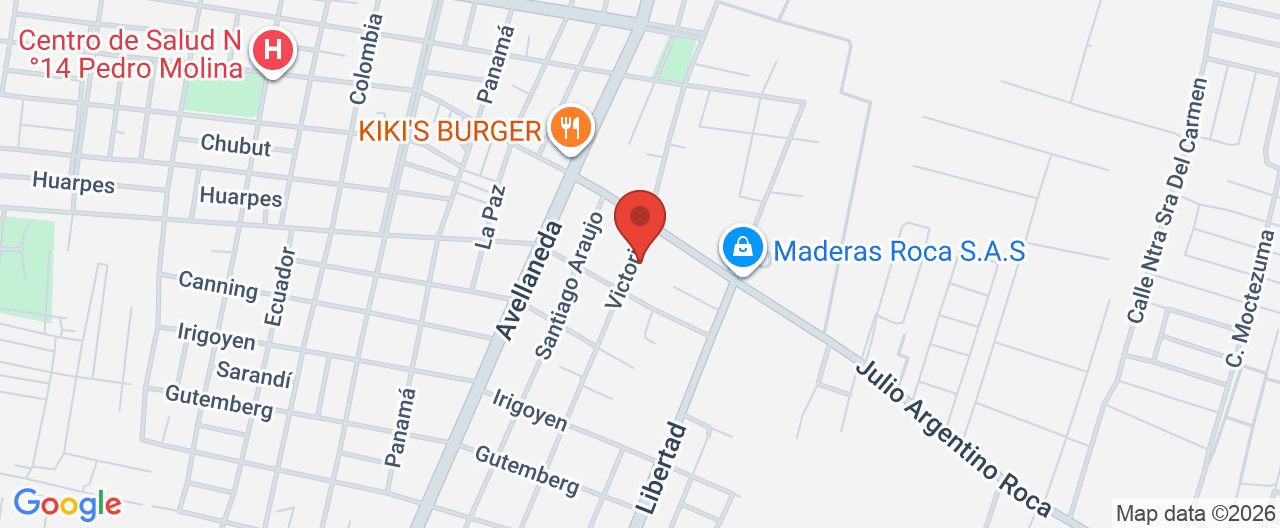 Mapa de la ubicación