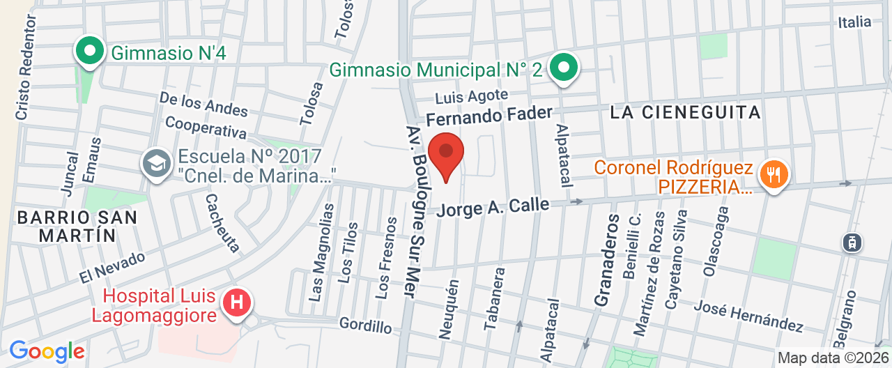 Mapa de la ubicación