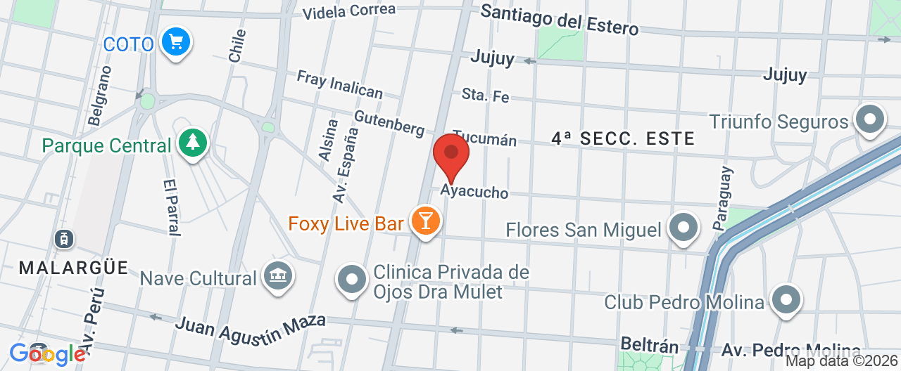 Mapa de la ubicación