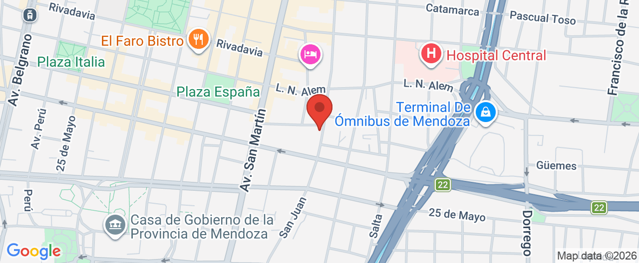 Mapa de la ubicación