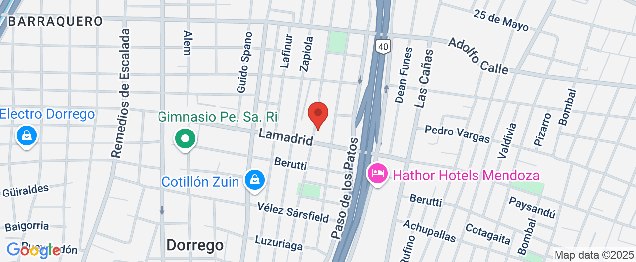 Mapa de la ubicación