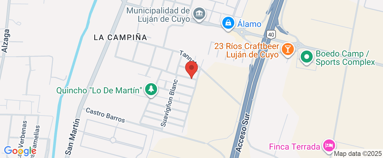 Mapa de la ubicación