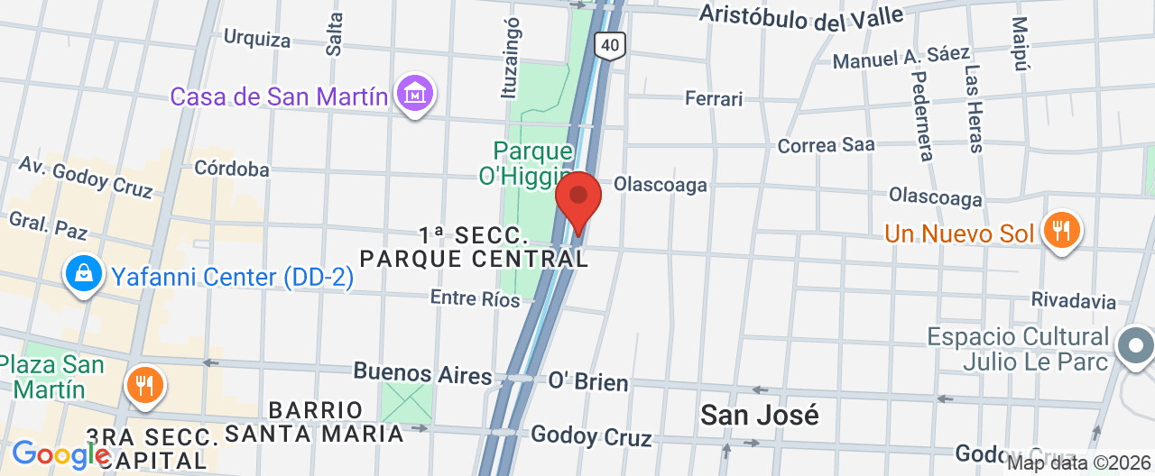 Mapa de la ubicación