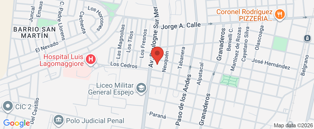Mapa de la ubicación