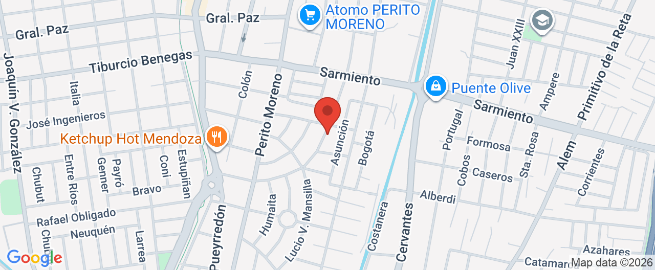 Mapa de la ubicación