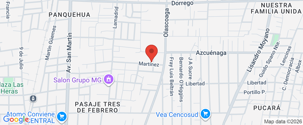 Mapa de la ubicación