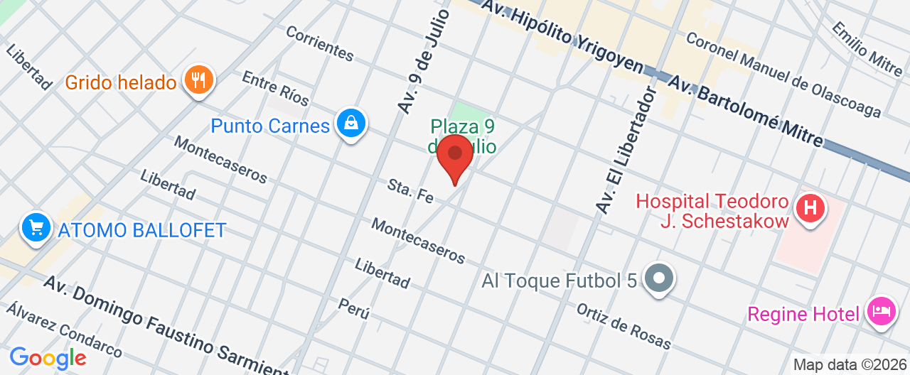 Mapa de la ubicación