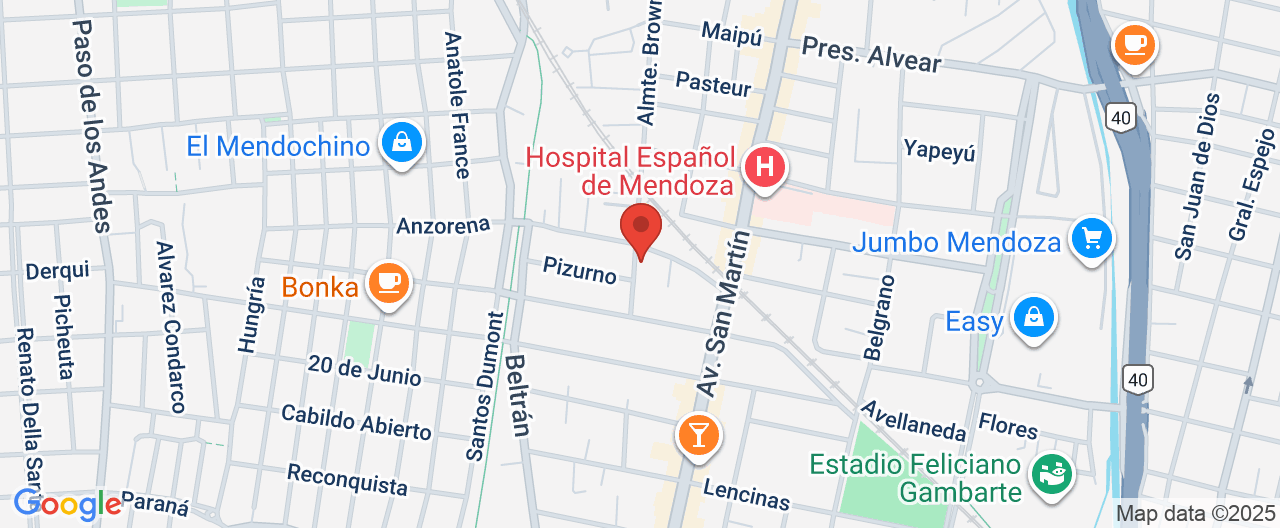 Mapa de la ubicación
