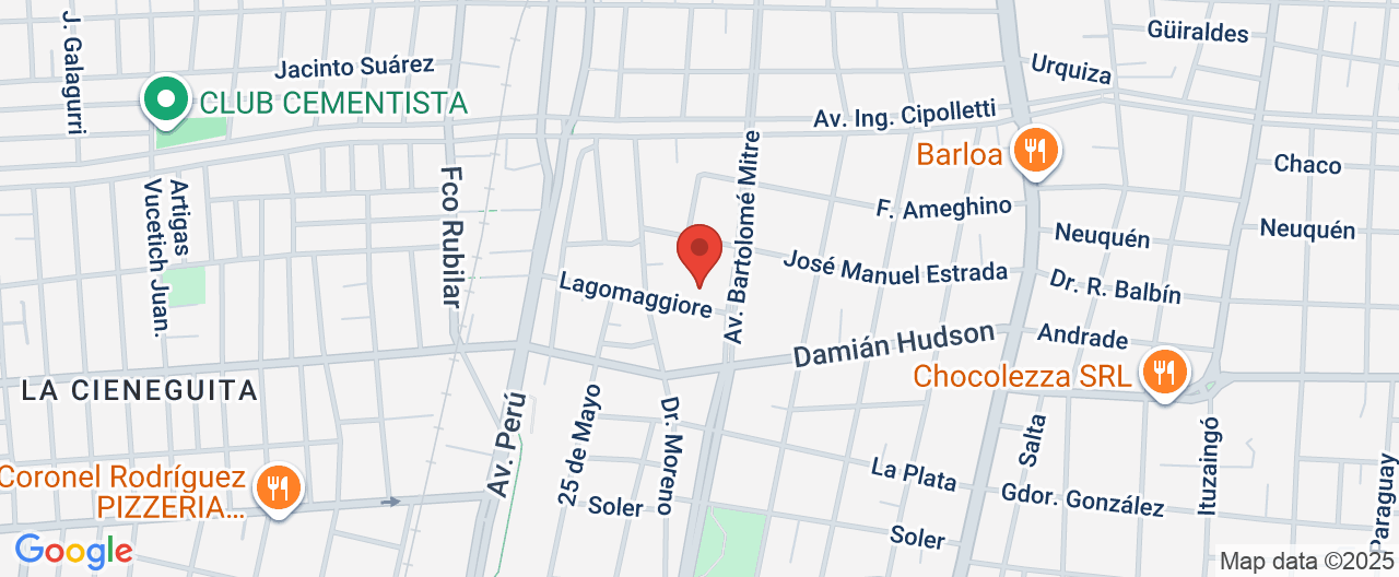 Mapa de la ubicación