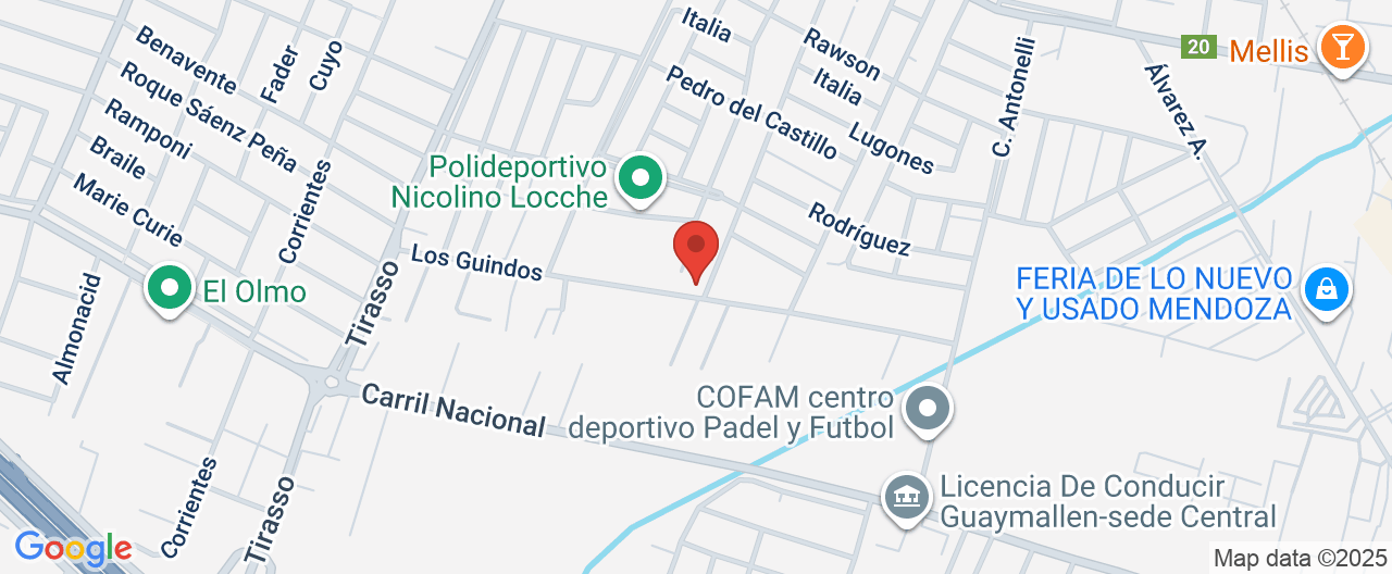 Mapa de la ubicación