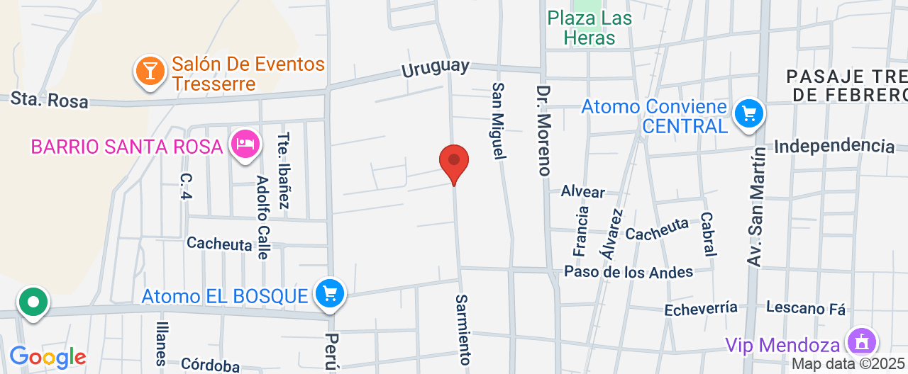 Mapa de la ubicación