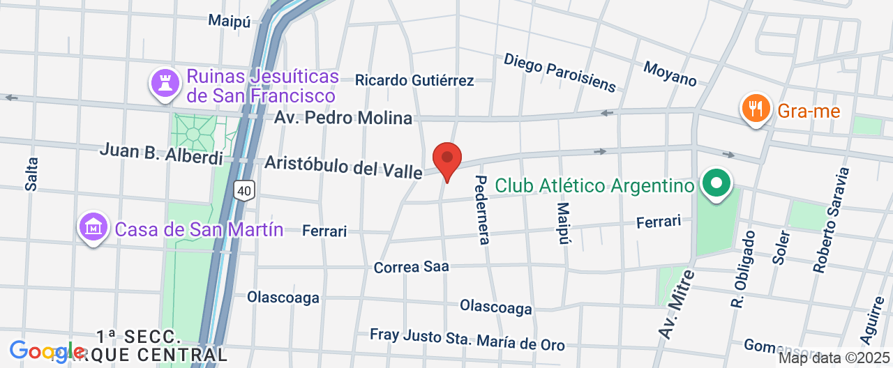 Mapa de la ubicación