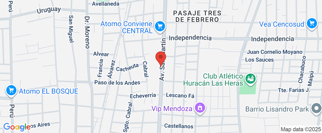 Mapa de la ubicación