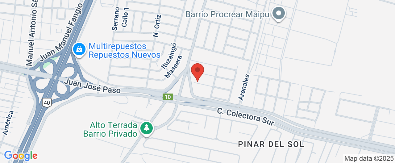 Mapa de la ubicación