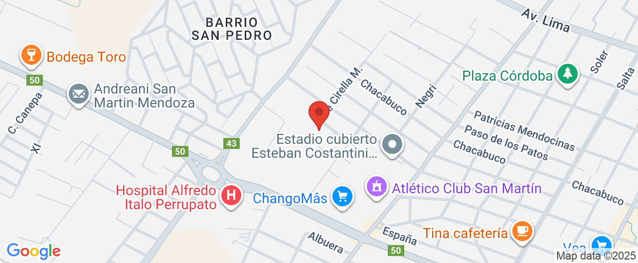 Mapa de la ubicación