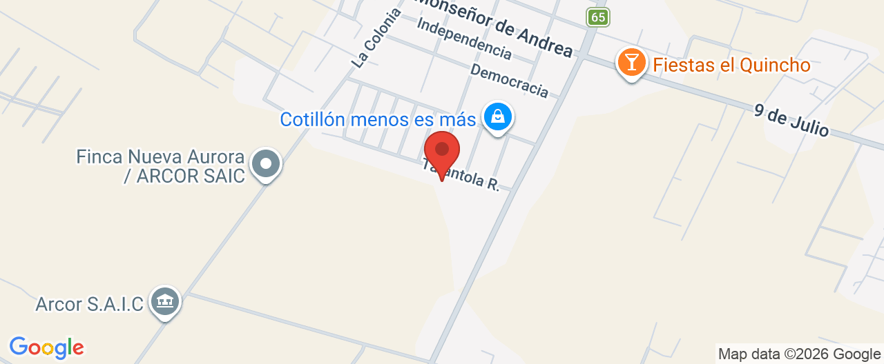 Mapa de la ubicación