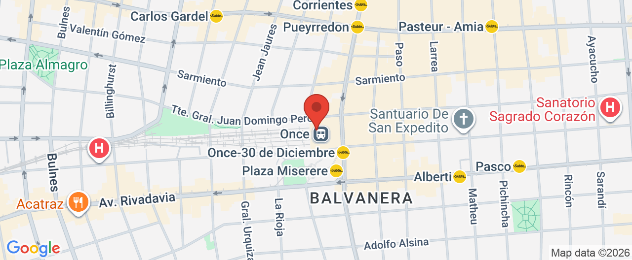 Mapa de la ubicación