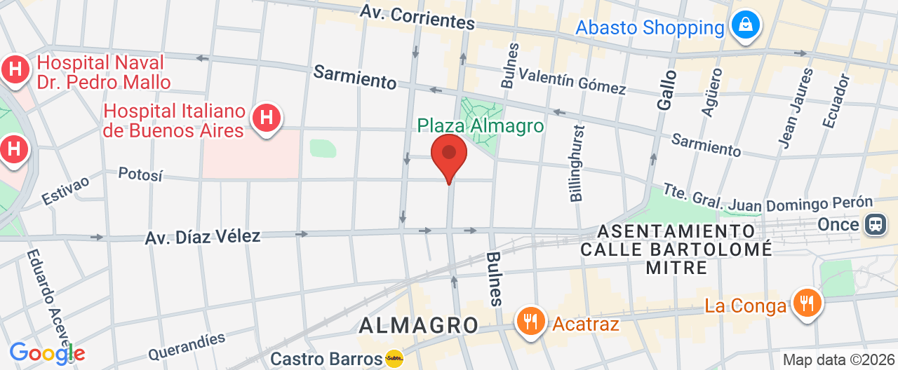 Mapa de la ubicación