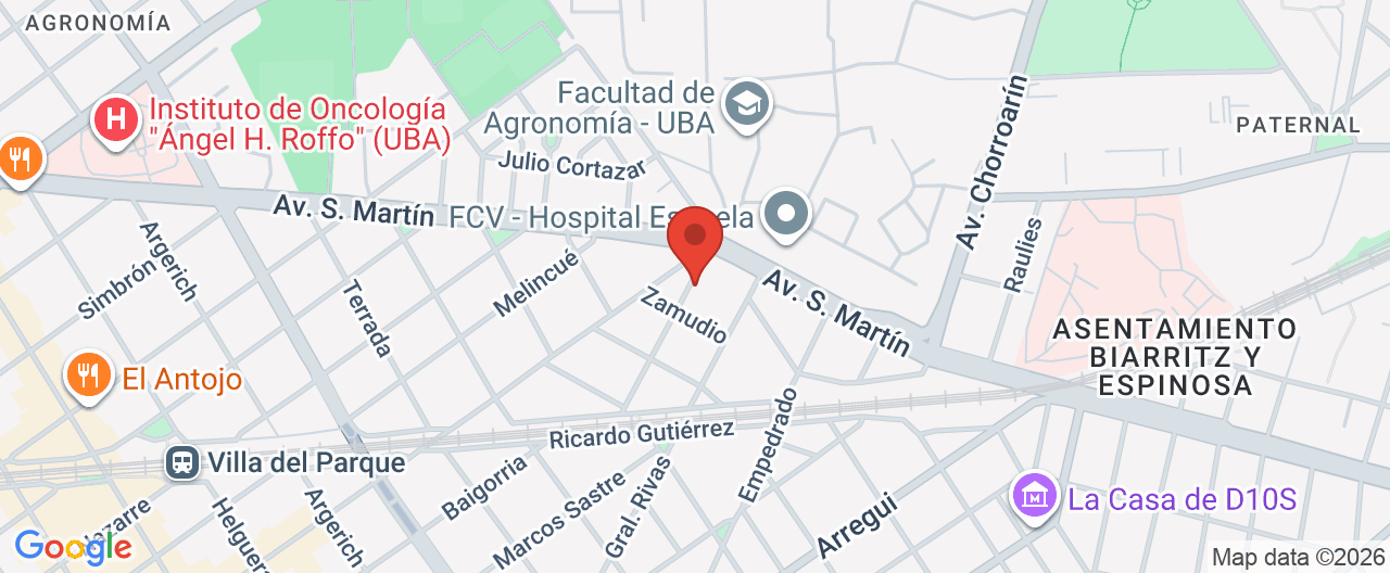 Mapa de la ubicación