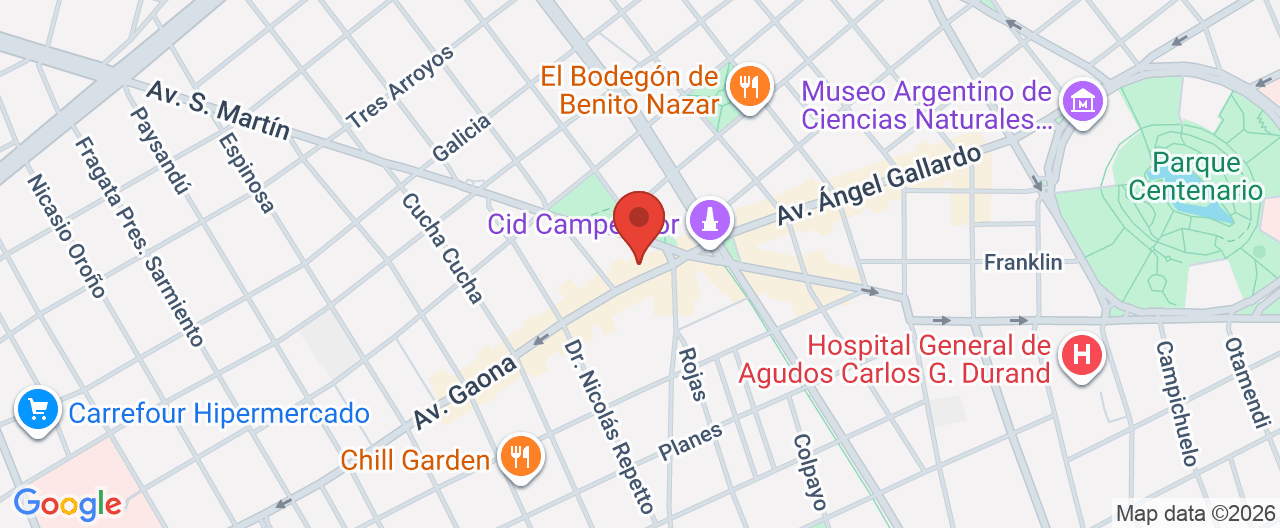 Mapa de la ubicación