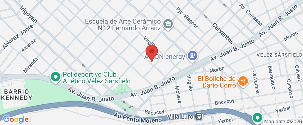 Mapa de la ubicación