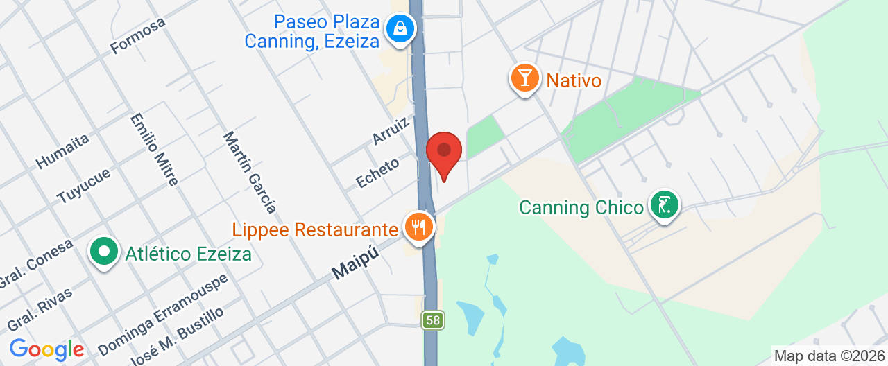 Mapa de la ubicación