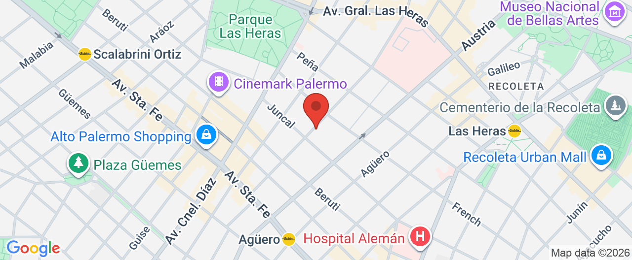Mapa de la ubicación
