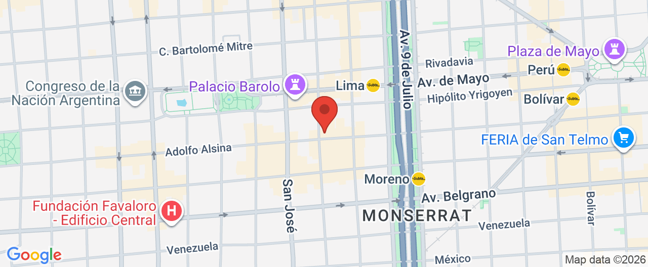 Mapa de la ubicación